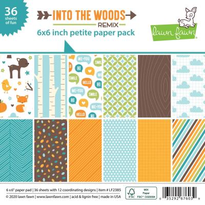 Lawn Fawn Designpapier - Into The Woods Remix